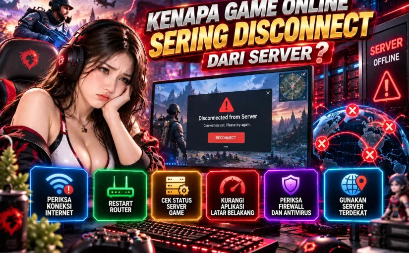 Kenapa Game Online Sering Disconnect dari Server?